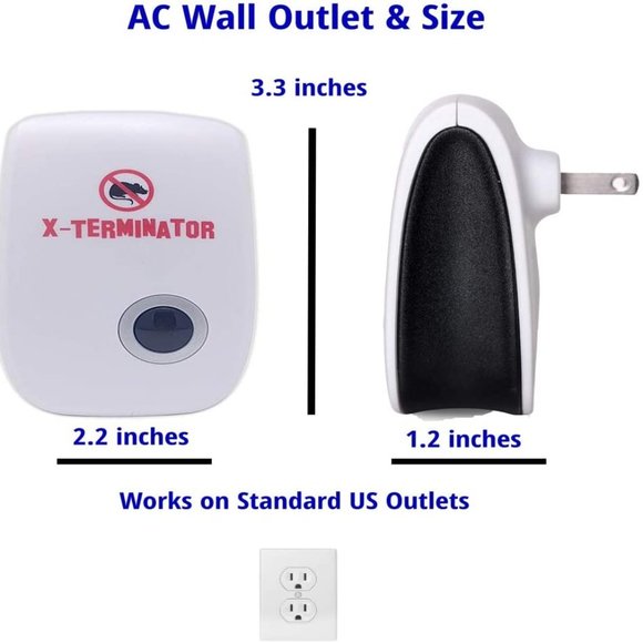 Ultrasonic Pest Repeller Mosquito Spider Cockroach Killer Reject Bug Rat mice - Picture 3 of 4